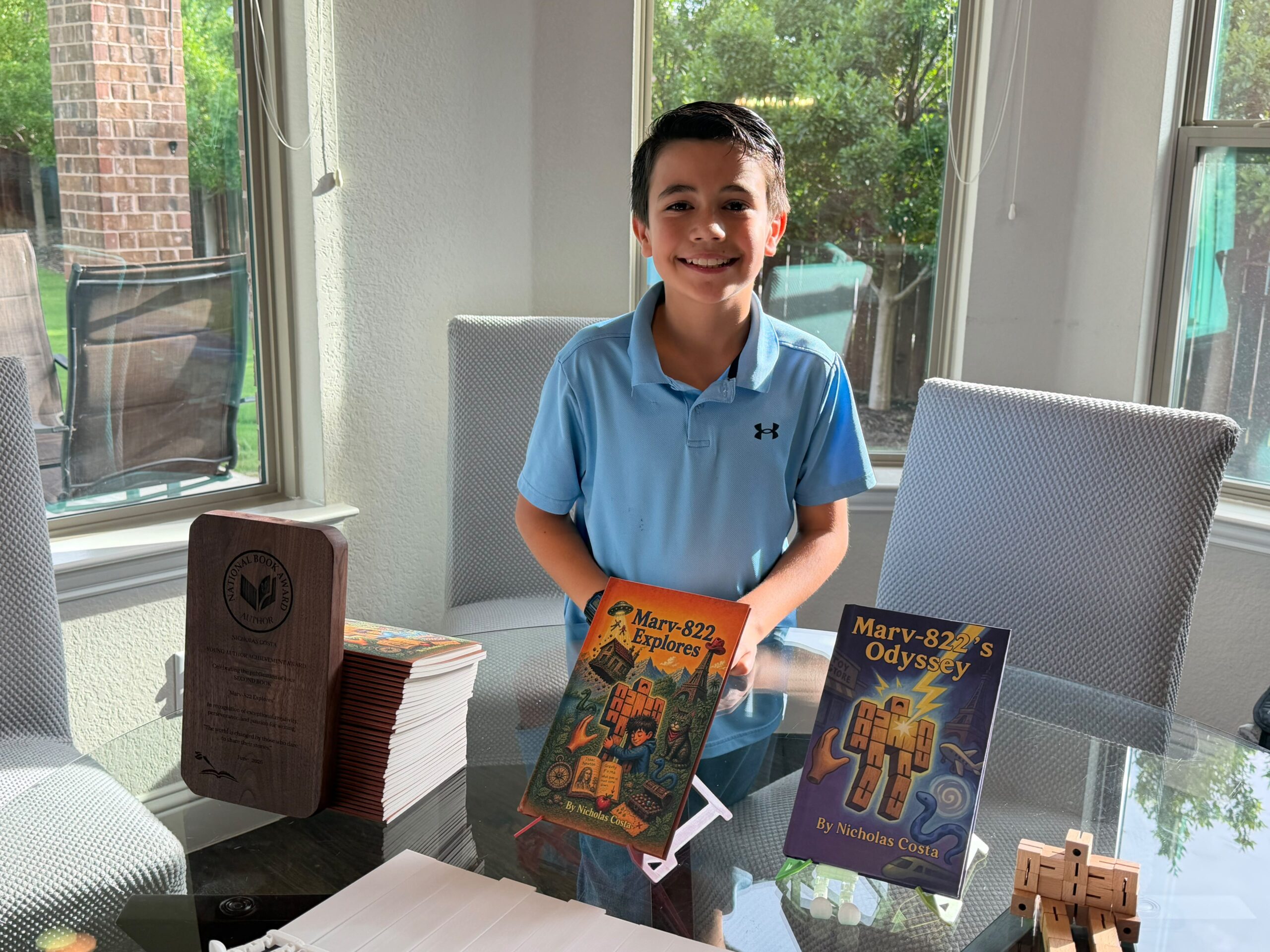 Nicholas e o poder de transformar imaginação em livros